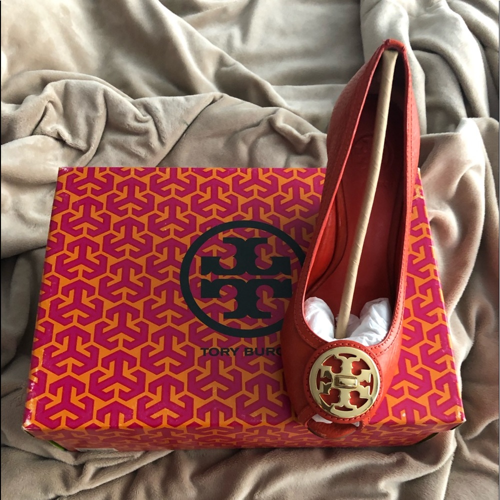 Selma Open Toe Wedge by Tory Burch